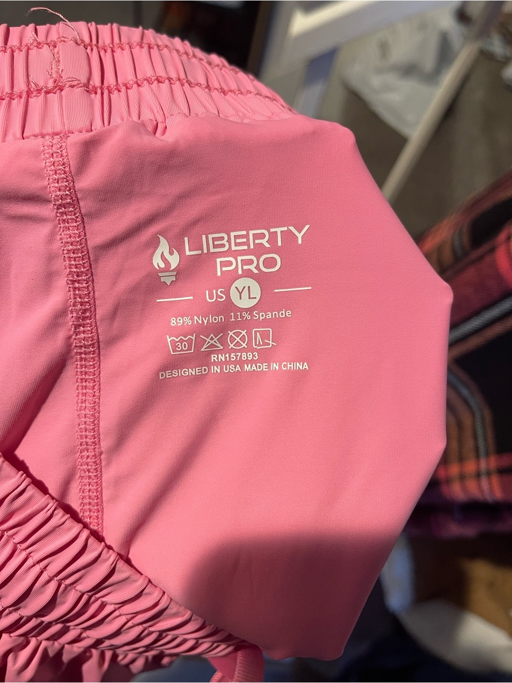 Liberty Pro Pink Women's Athletic Short with Drawcord